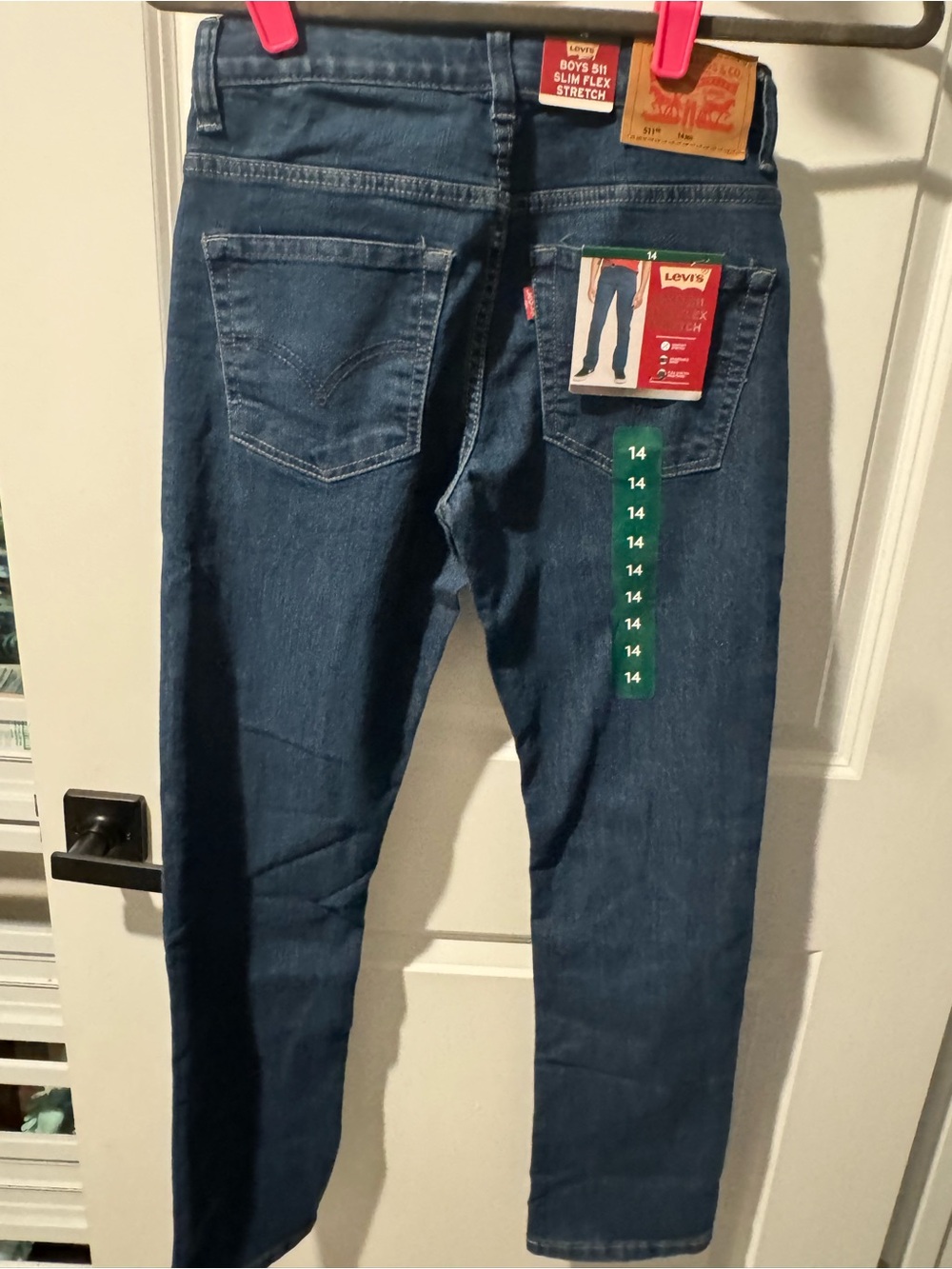 Levi's Slim Boys' Jeans in Dark Blue Wash Sizr 14/16